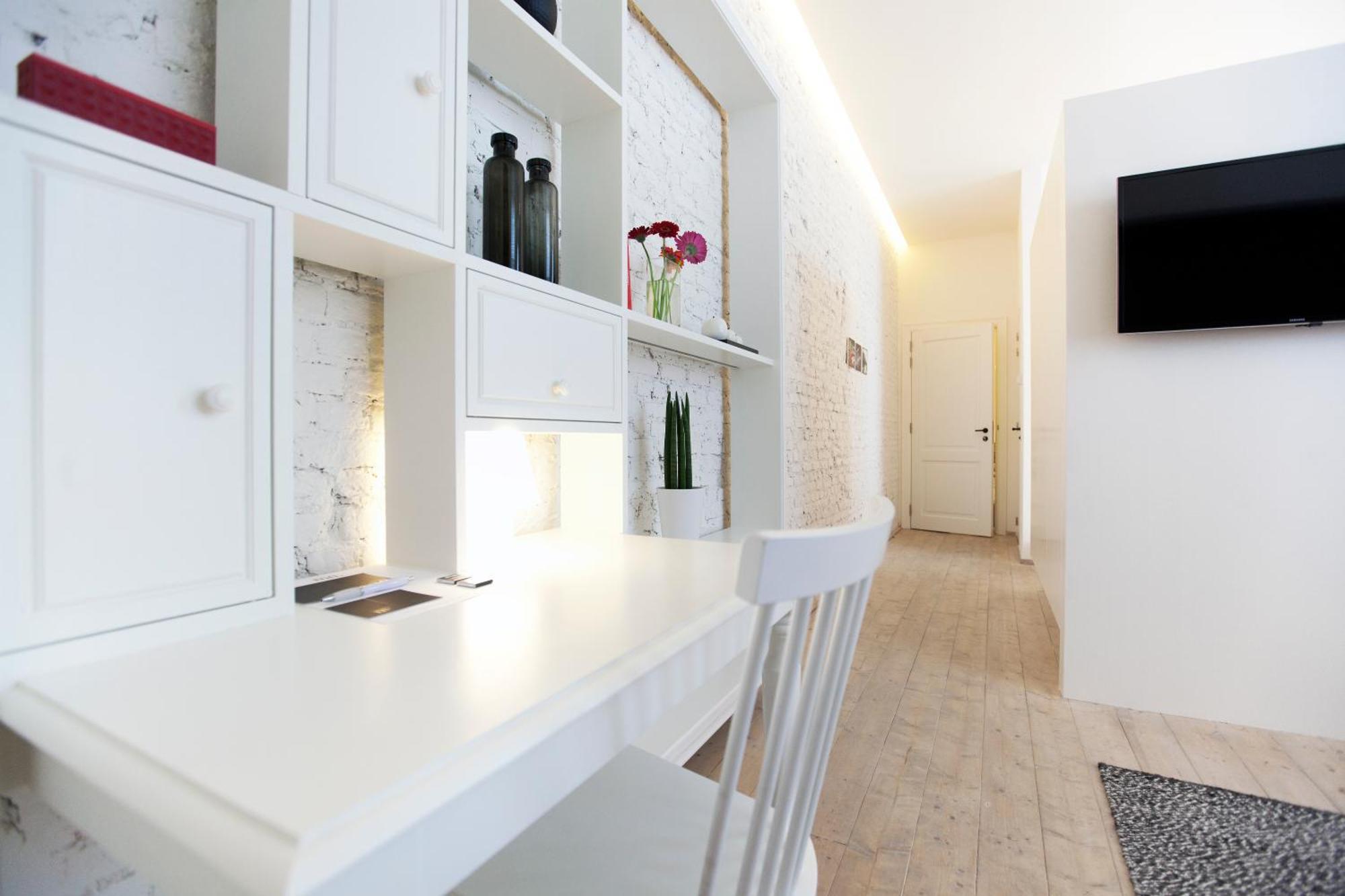 Maison Nationale City Flats & Suites Amberes Habitación foto A typical room at the hotel