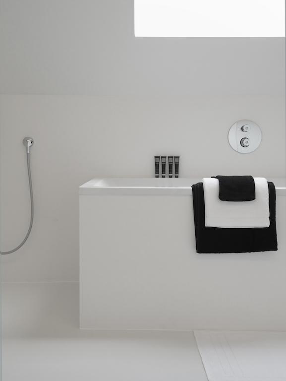 Maison Nationale City Flats & Suites Amberes Habitación foto A shower bath